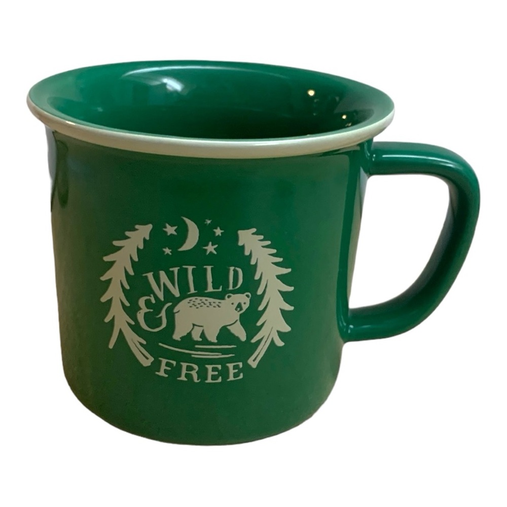 NEW Danika Heritage Mug Bear Wild & Free Night Sky Sturdy Ceramic Camping Cup